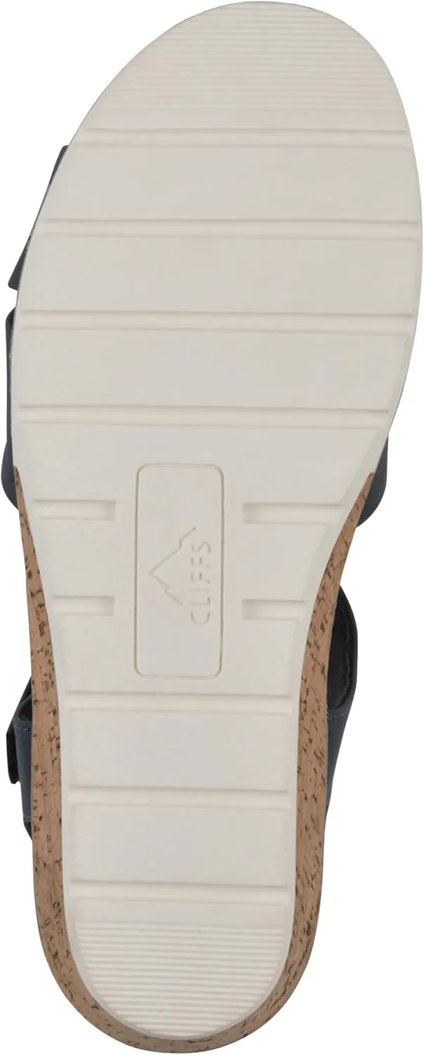 CLIFFS BY WHITE MOUNTAIN Women's Tinna Cork Wedge Sandal
