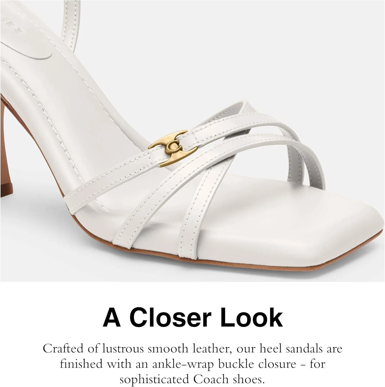Coach Women's Kelsey Leather Sandal