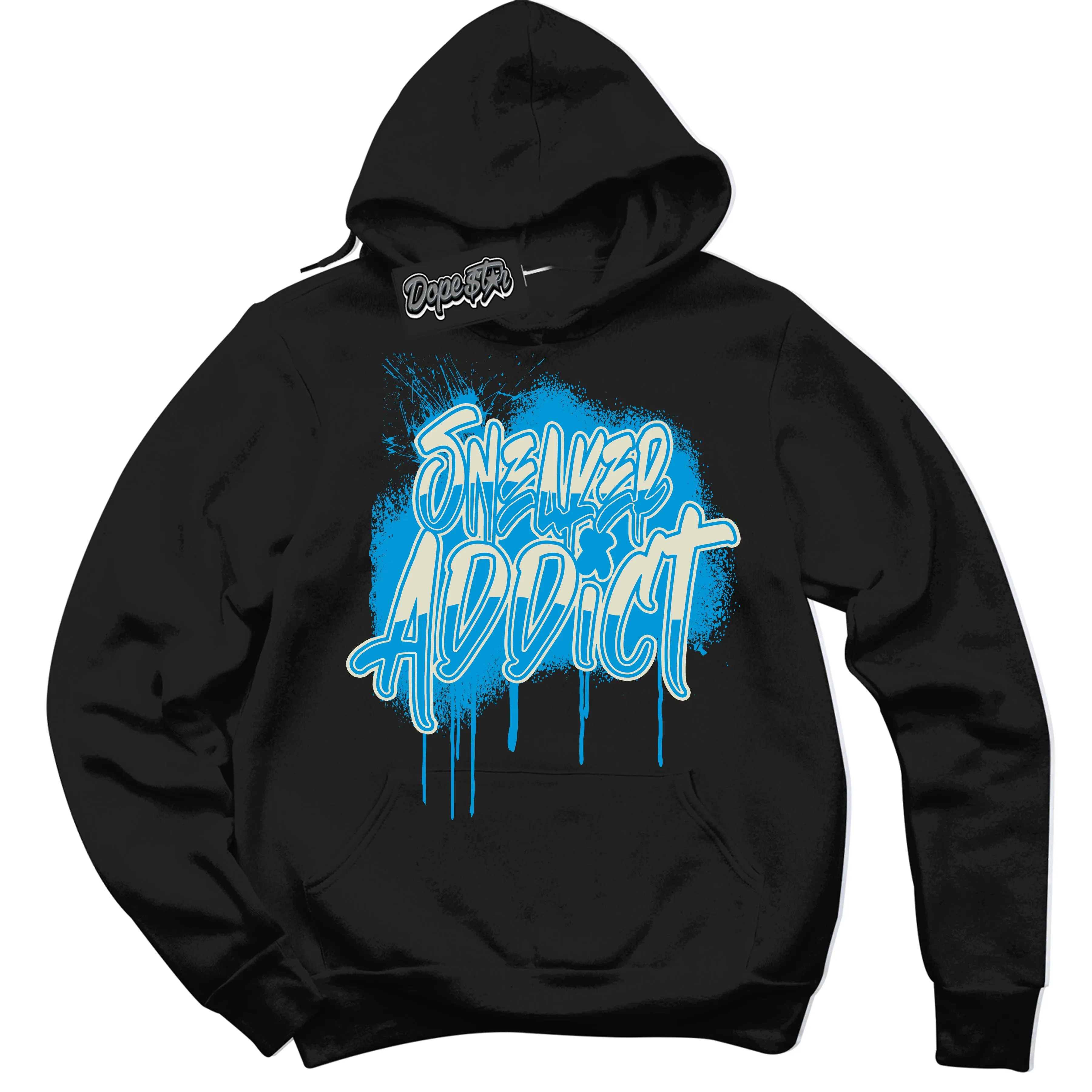 Coconut Milk University Blue Dunk Sneaker Hoodie Sneaker Addict Graphic