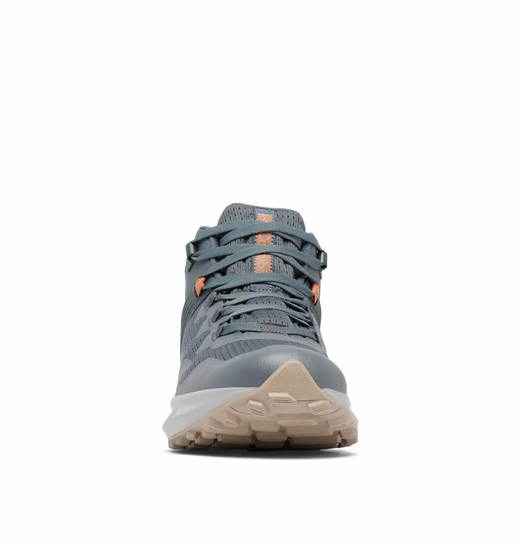 Columbia Mens Facet 75 Outdry Mid Waterproof Hiking Shoe, Graphite/Canvas Tan, 10.5