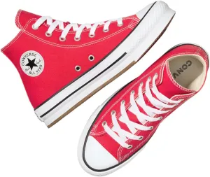 Converse Chuck Taylor All Star EVA Lift Canvas Big Kids High Top Sneaker (Red/White/Black, US Footwear Size System, Big Kid, Women, Numeric, Medium, 6.5)