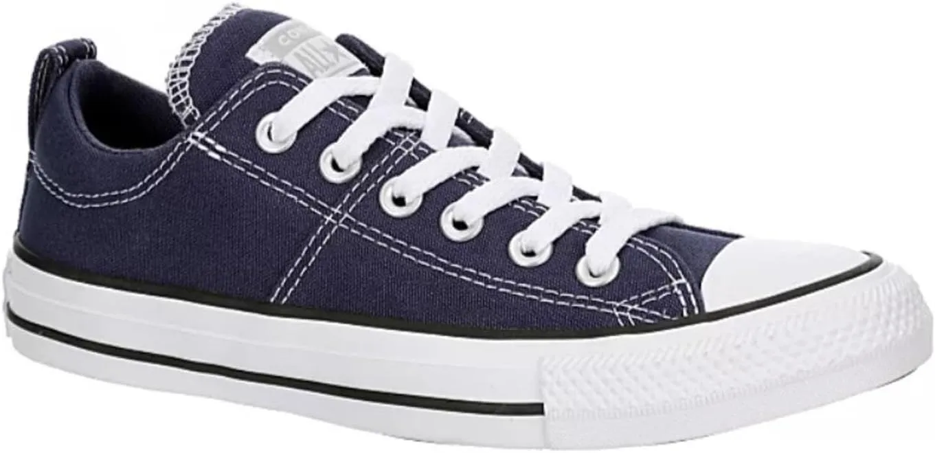 Converse Unisex Chuck Taylor All Star Madison Ox Canvas Sneaker - Lace up Closure Style - Uncharted Waters/White/Black 10