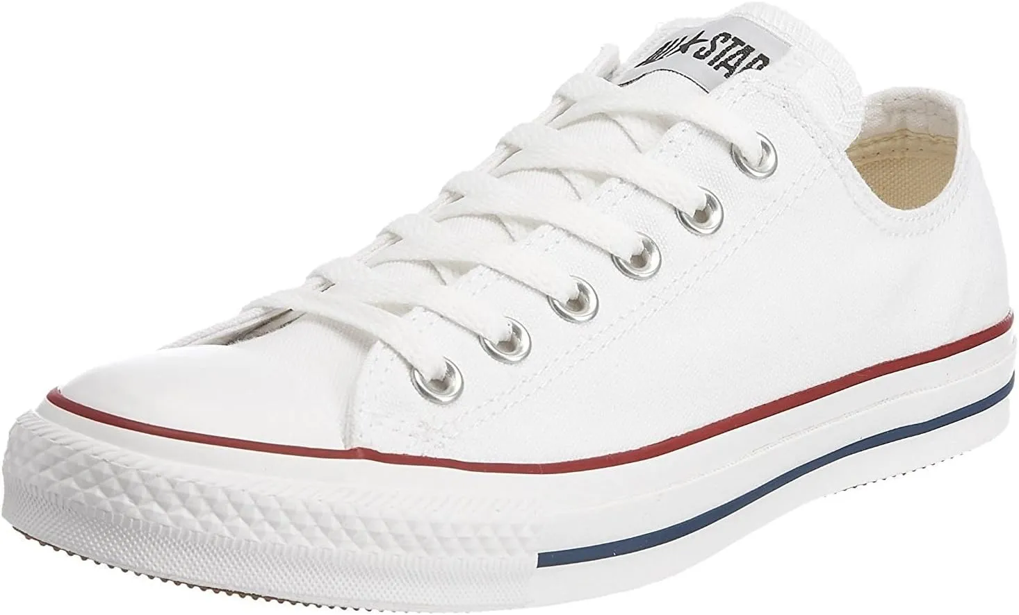 Converse Unisex Chuck Taylor All Star OX Sneaker (6.5 US MEN / 8.5 US WOMEN, Optical-White,.)