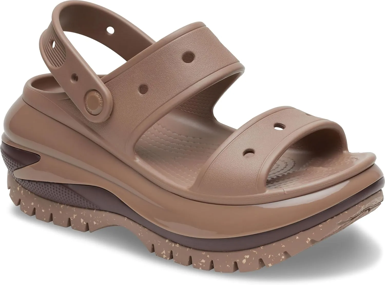 Crocs Unisex Classic Mega Crush Platform Sandals Wedge