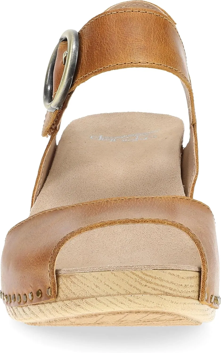 Dansko Tamra Peep Toe Sandal for Women - Quality Leathers and a Heel for a Classy, All-Day Look - Cushioned Footbed for All-Day Comfort