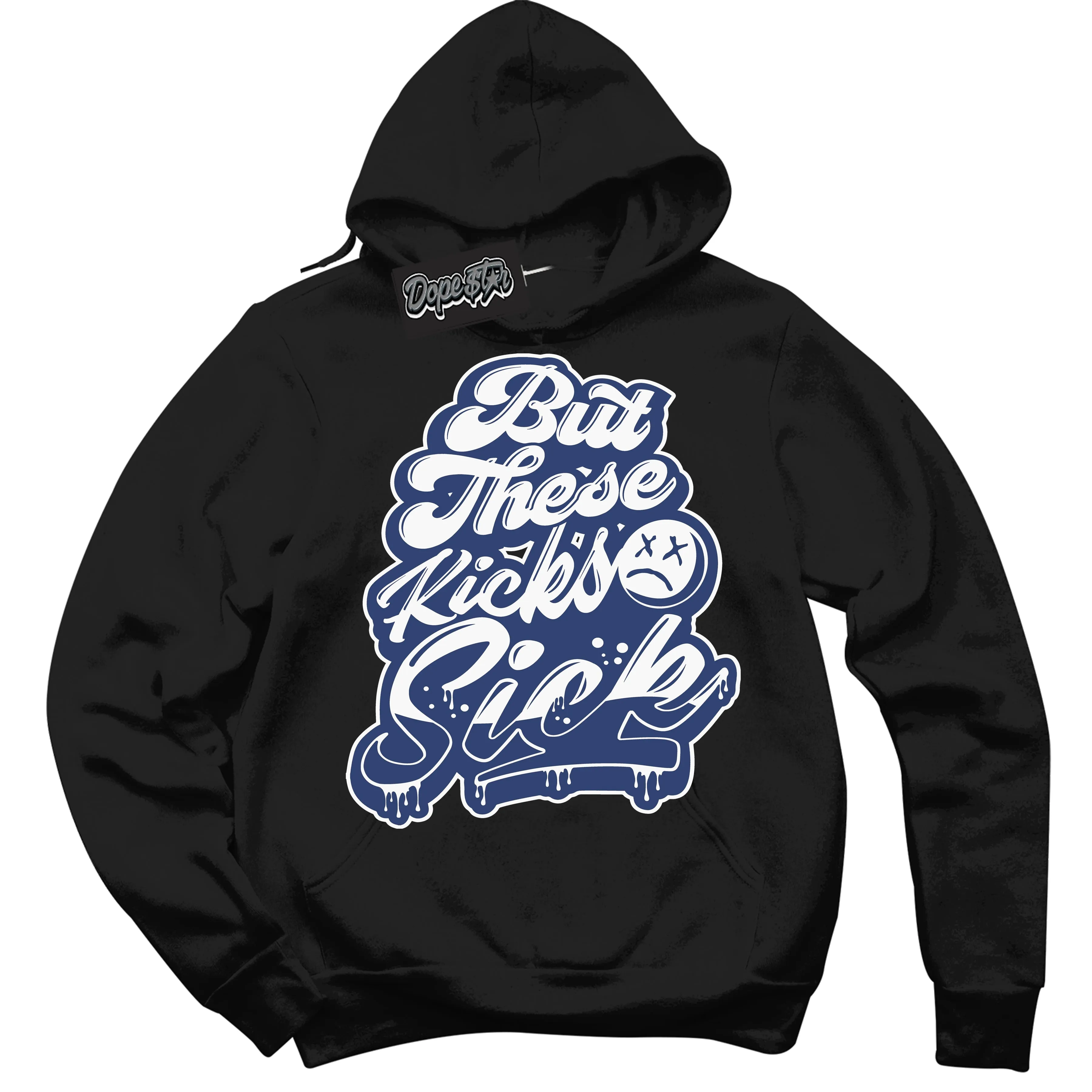 Diffused Blue 11s Sneaker Hoodie Kick Sick Graphic