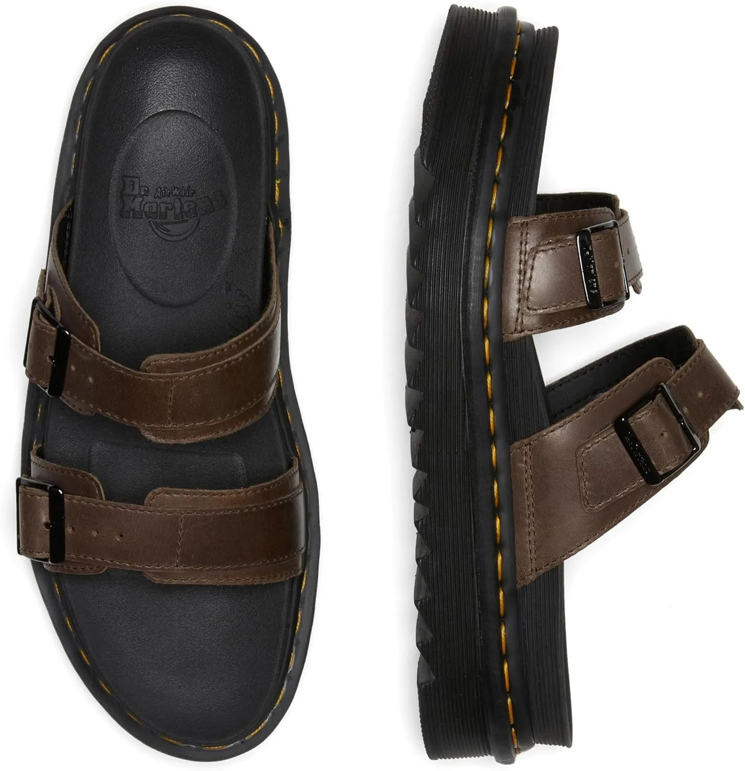 Dr. Martens Unisex Myles Black Brando Sandal