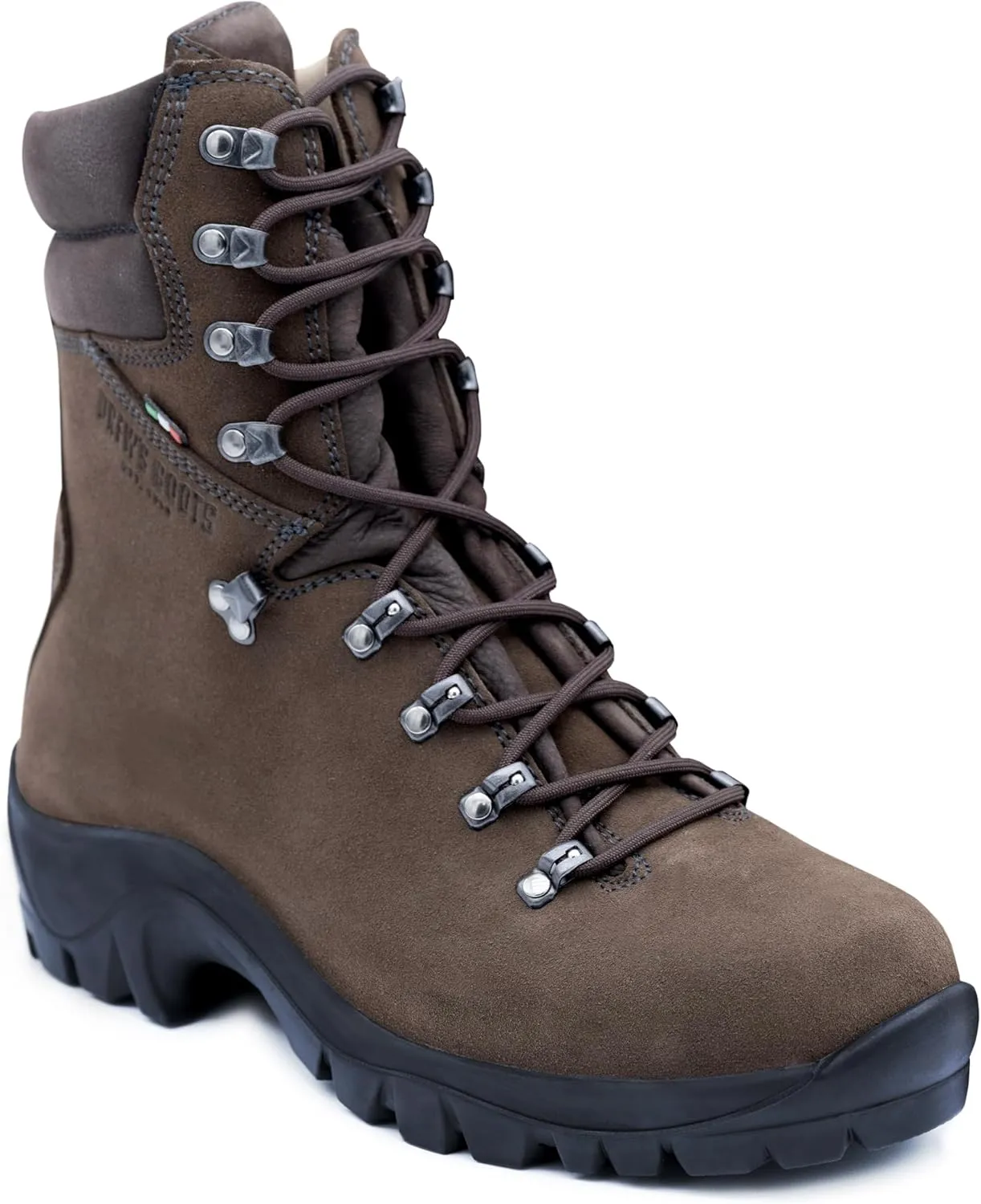 Drew's Boots Fire Hiker Wildland Firefighter Boots – Rugged, Full Leather Firefighting Boots for Comfort, Support, and Safety – Heat Resistant Work Shoes for Men