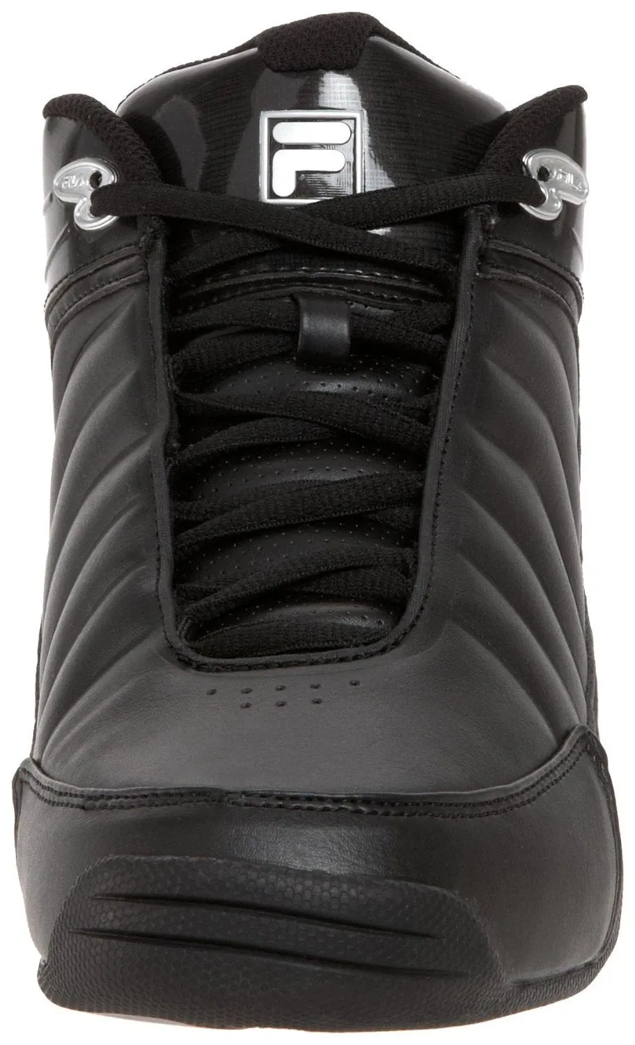 Fila Men's DLS Game 1SB106FX Basketball Shoe,Black-Black-Metallic Silver,7 M US