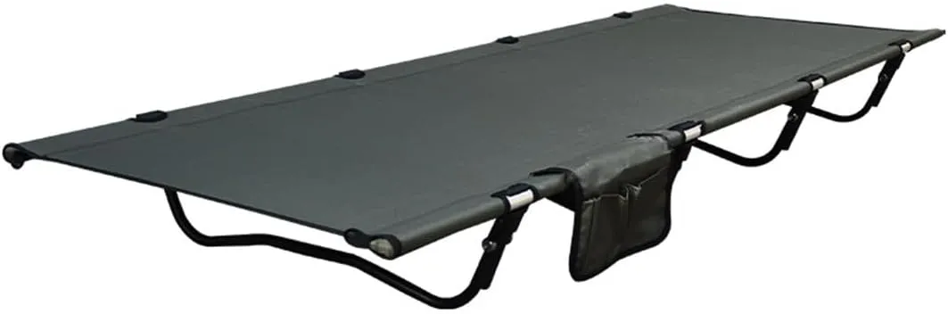 FIRSTONE Camping Cot Bed, Ultralight Portable Backpacking Cot Folding Sleeping Bed for Outdoor Traveling Camping Hiking (Army Green)