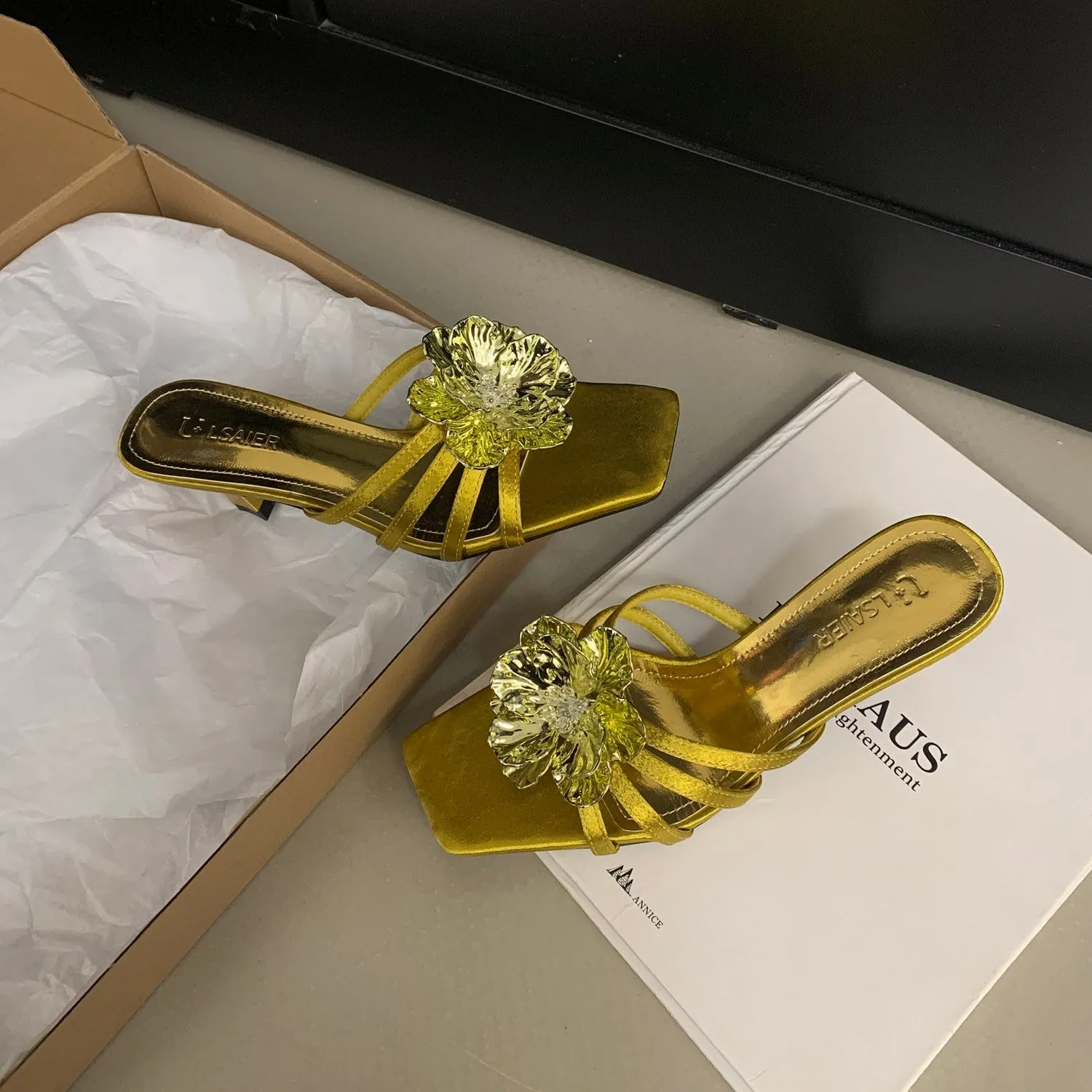 Fleur Charm Sandals