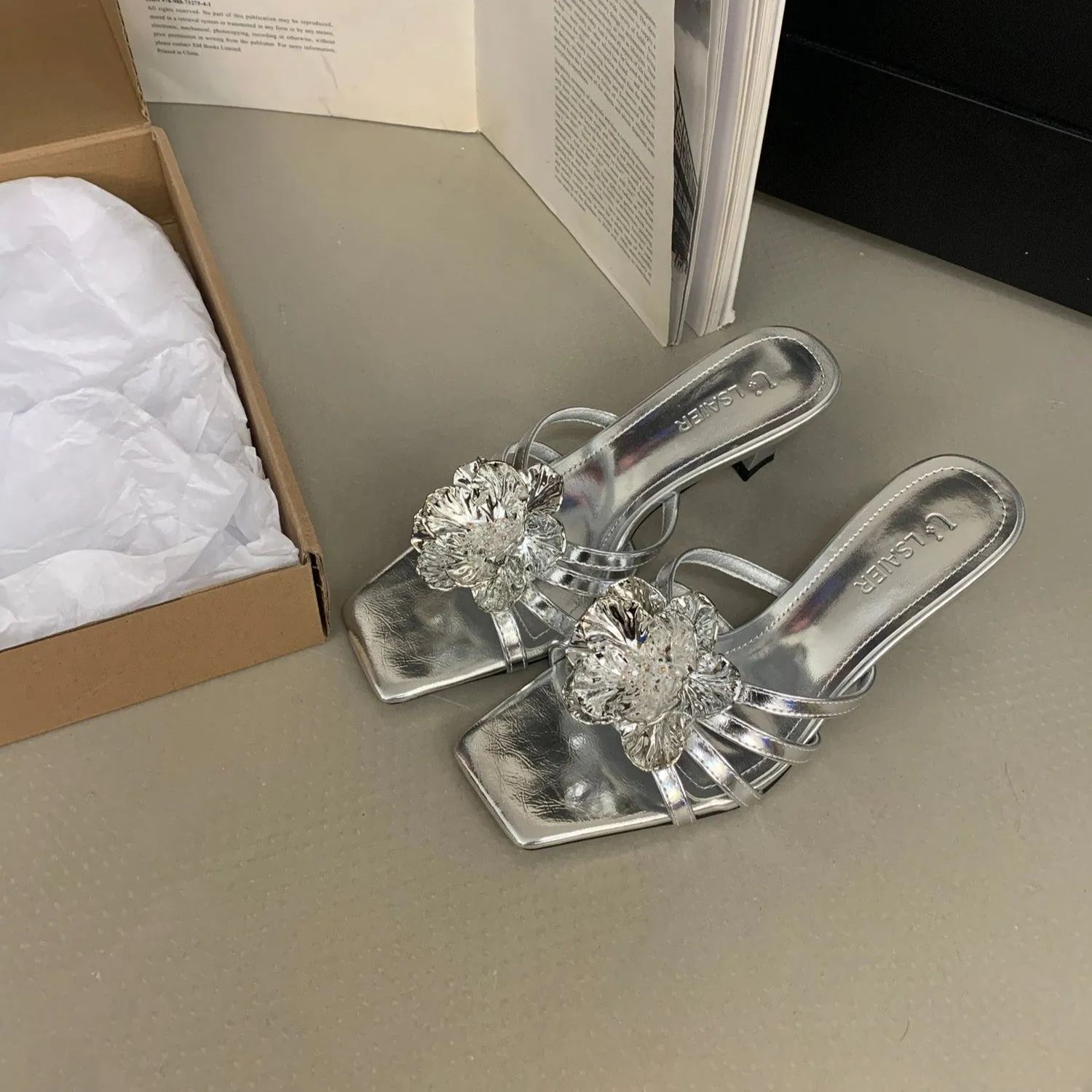 Fleur Charm Sandals
