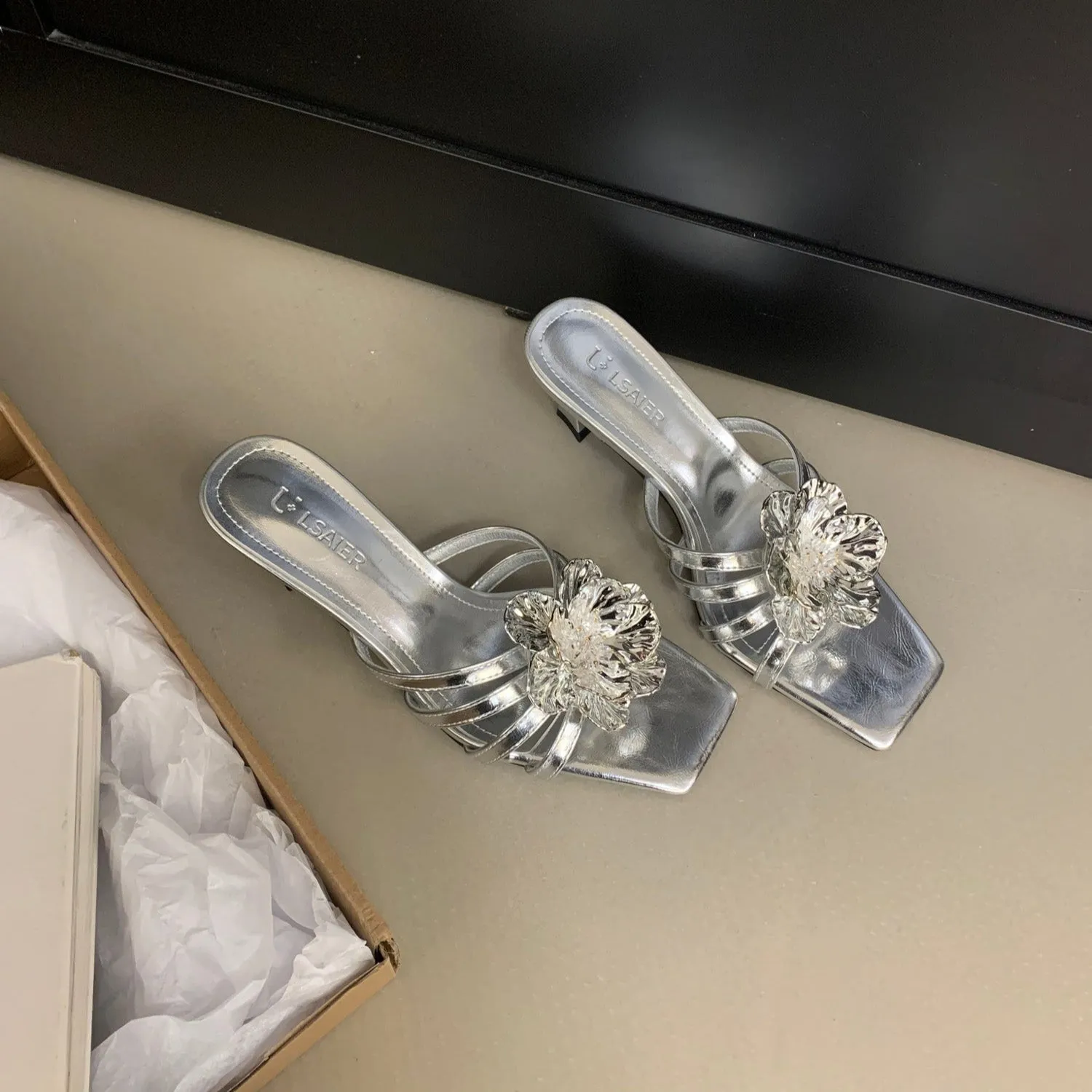 Fleur Charm Sandals