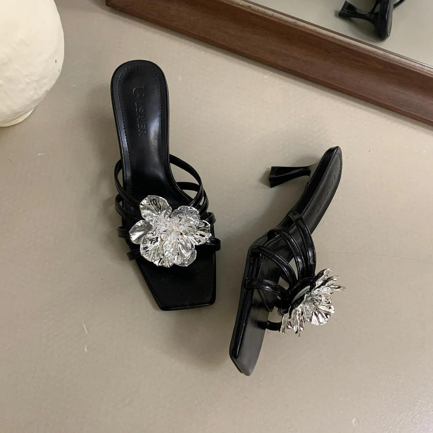 Fleur Charm Sandals