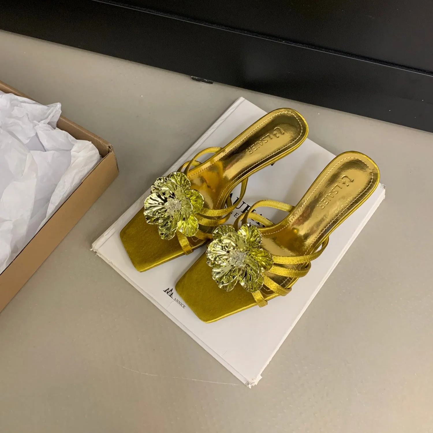 Fleur Charm Sandals