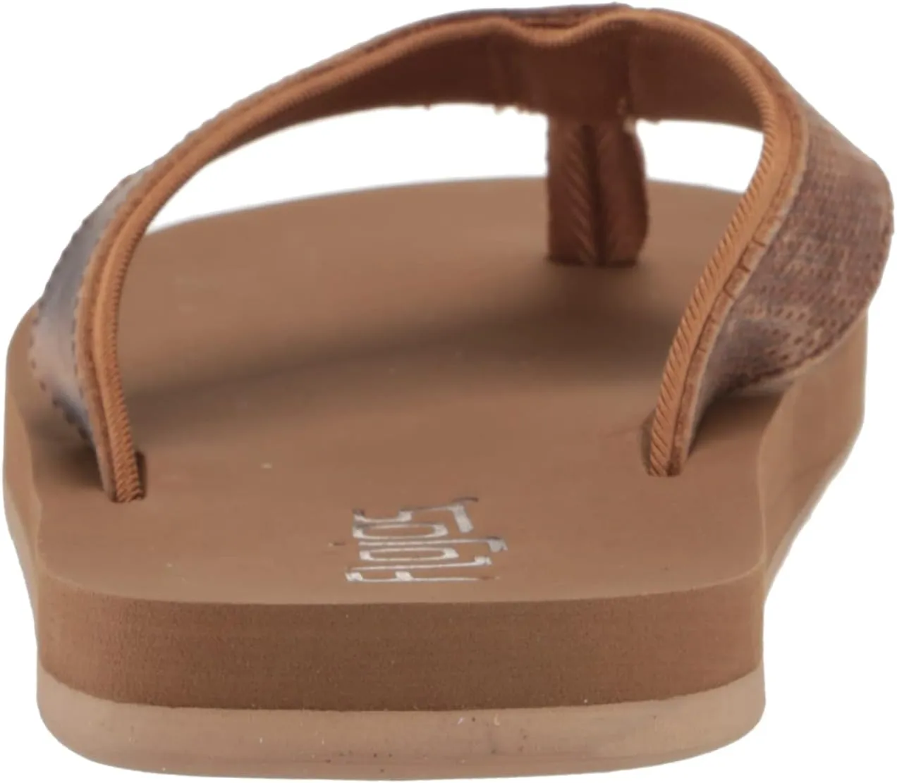 Flojos Cole Genuine Leather Perforated Strap Mens Sandal