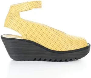 FLY London Women's Yala376fly Perf Wedge Sandal