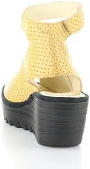 FLY London Women's Yala376fly Perf Wedge Sandal
