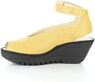 FLY London Women's Yala376fly Perf Wedge Sandal