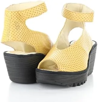FLY London Women's Yala376fly Perf Wedge Sandal