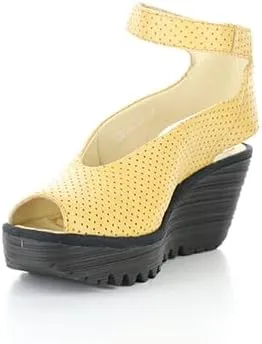 FLY London Women's Yala376fly Perf Wedge Sandal