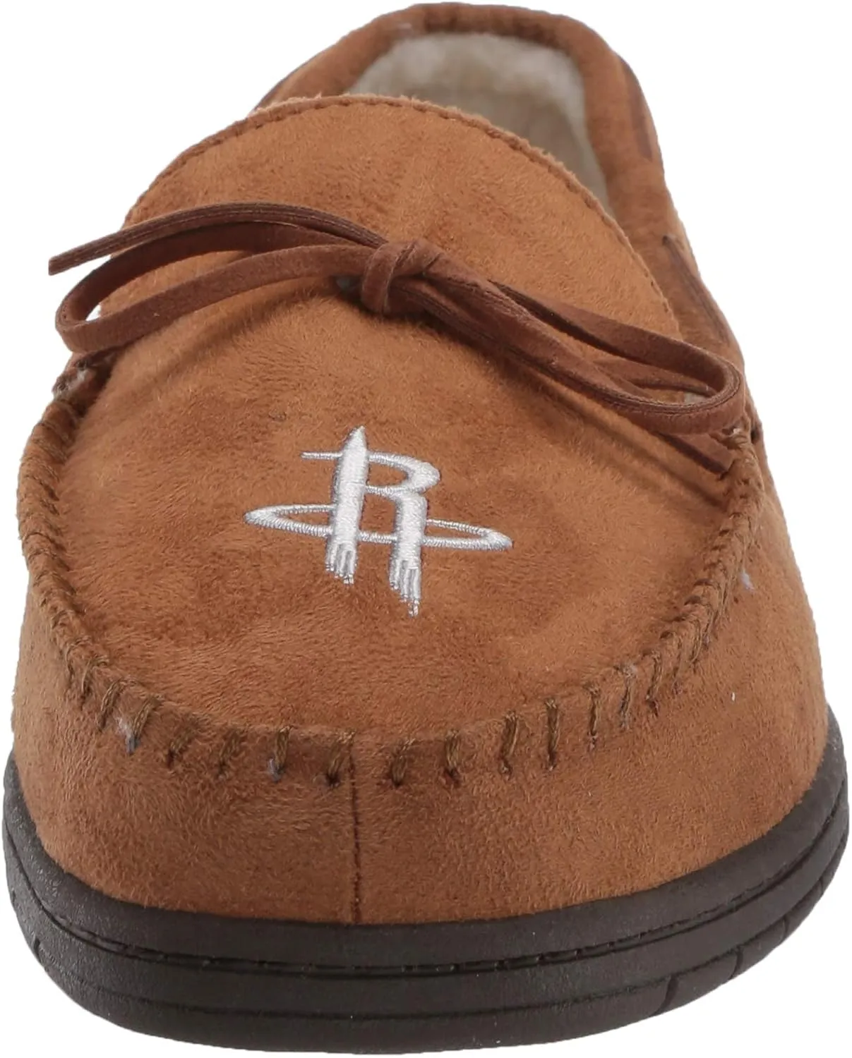 FOCO Men's NBA Team Logo Moccasin Slippers