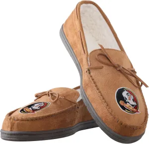 FOCO NCAA Mens NCAA College Team Logo Moccasin Slippers