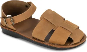 Gemma - Leather Adjustable Strap Sandal - Womens Sandals