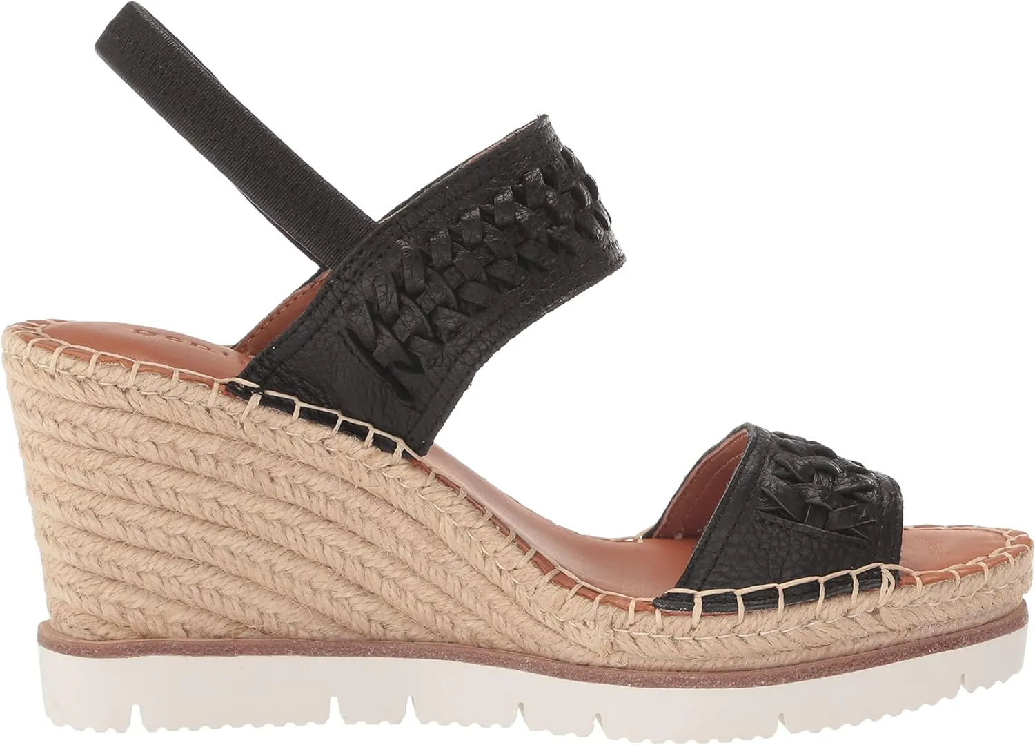 Gentle Souls by Kenneth Cole Women's Elyssa Two-Band Braid Wedge Sandal