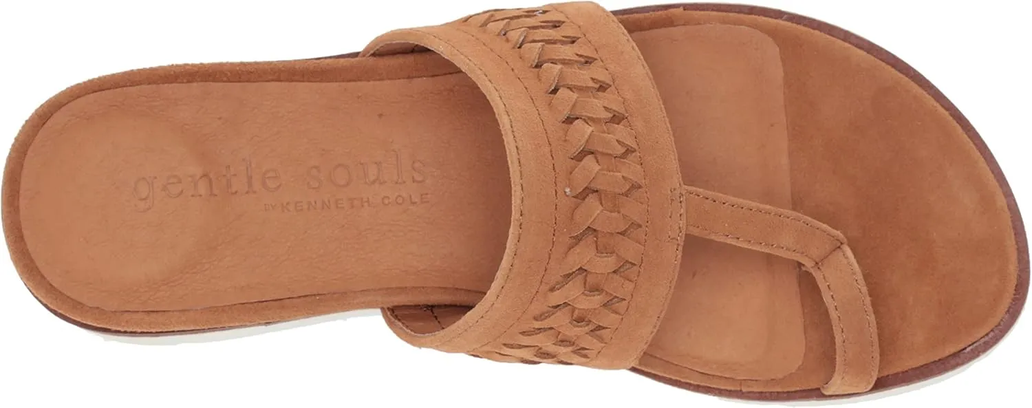 Gentle Souls by Kenneth Cole Women's Lavern Lite Thong Braid Sandal