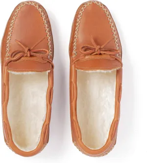 Gokey Shearling Lined Moc Handmade in The USA - 10 D Light Brown