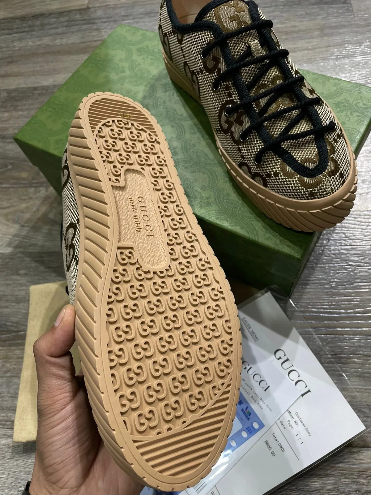 GUCCI || Maxi GG Lace-Up Sneaker For Men