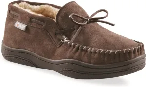 Guide Gear Men’s Moccasin Slippers Suede Chukka, Indoor and Outdoor Bedroom House Slippers