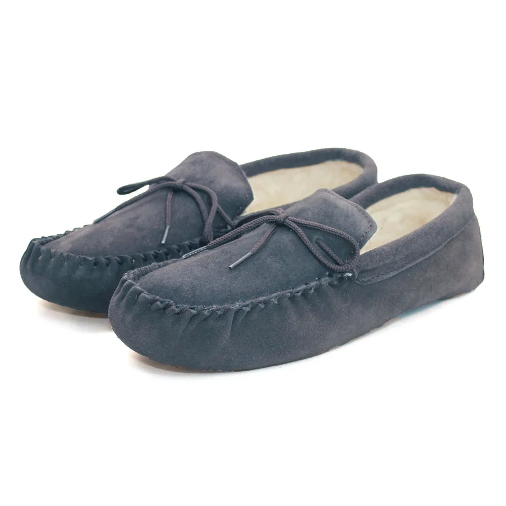 GWM1 Unisex Wool Lined Moccasin