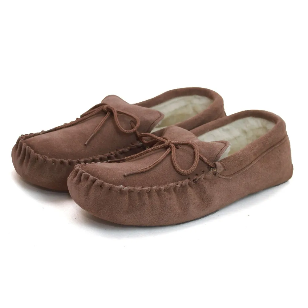 GWM1 Unisex Wool Lined Moccasin