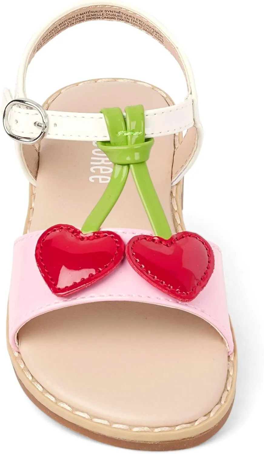 Gymboree Girl's Toddler Flat Sandal with Adjustable Ankle Strap