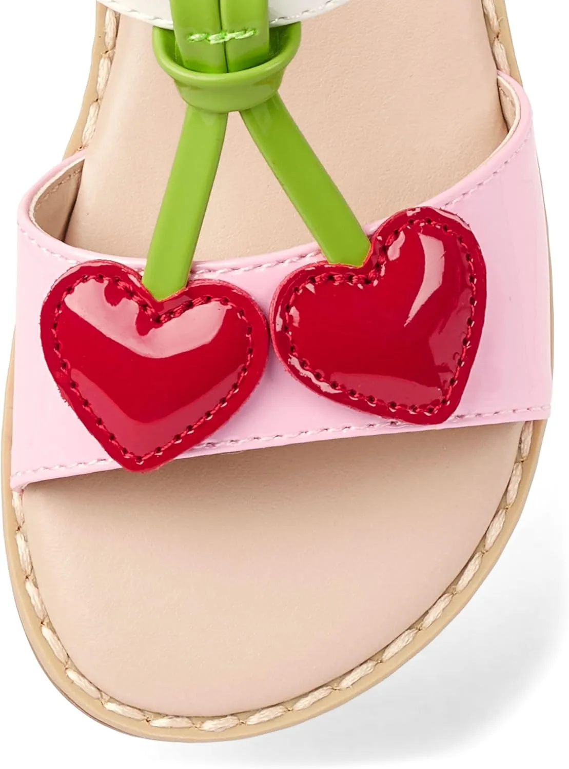 Gymboree Girl's Toddler Flat Sandal with Adjustable Ankle Strap