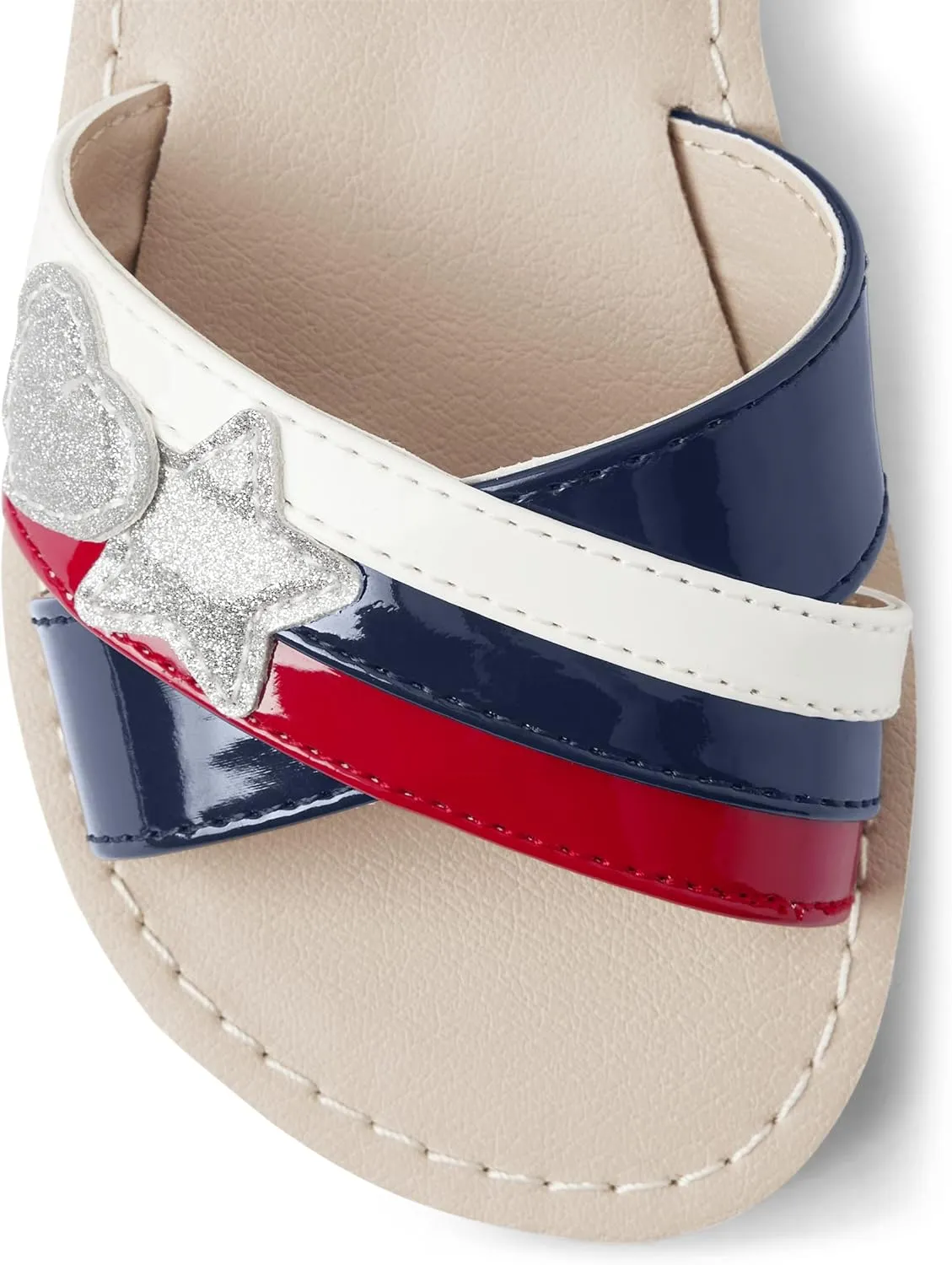 Gymboree Girl's Toddler Flat Sandal with Adjustable Ankle Strap