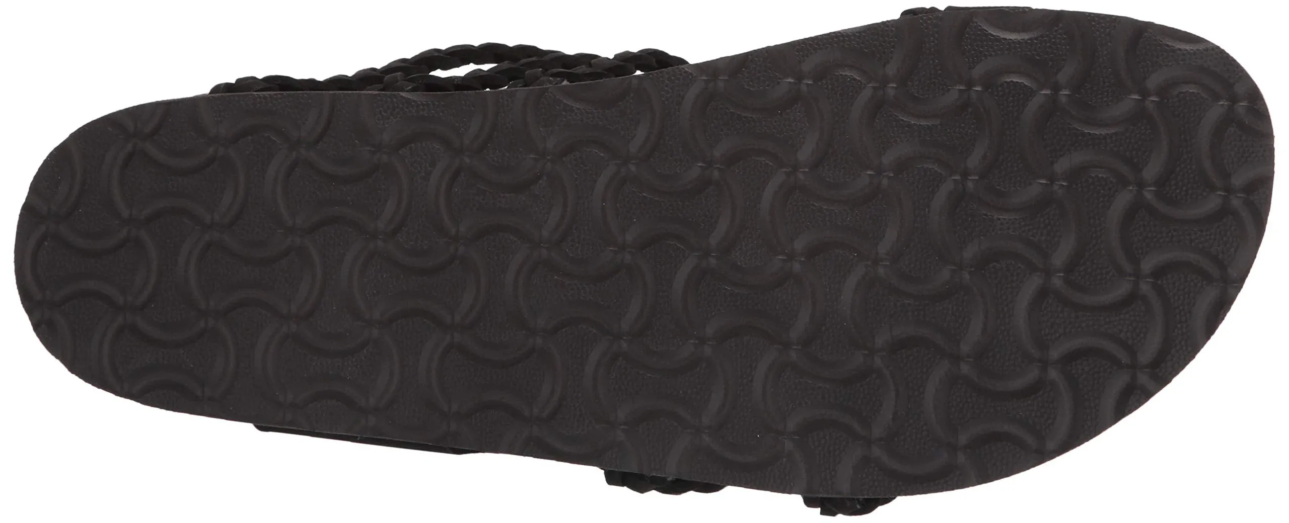 Hayleigh White Casual Short-term offer Footbeds Sandals Slip Mountain Black Flats On Leather Multi-purpose