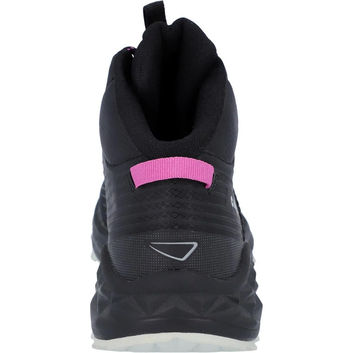 Hi-Tec Fuse Trail Mid WP Trainers Black/Cool Grey/Cyclamen