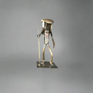 Hiker - Adventure-Themed Railroad Spike Sculpture