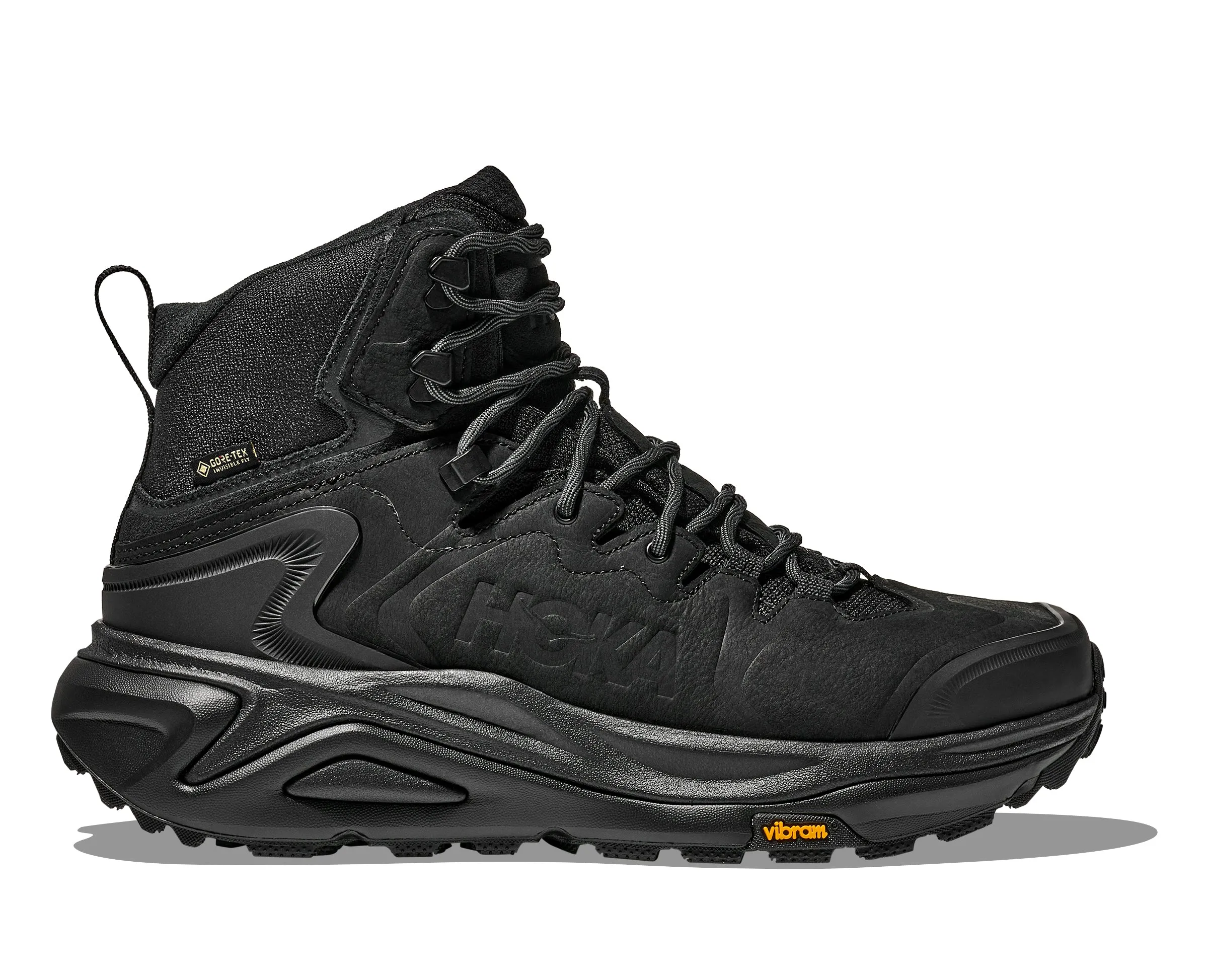 Hoka Black/Black Kaha 3 GTX Men's Hiking Shoes 1162530-BBLC