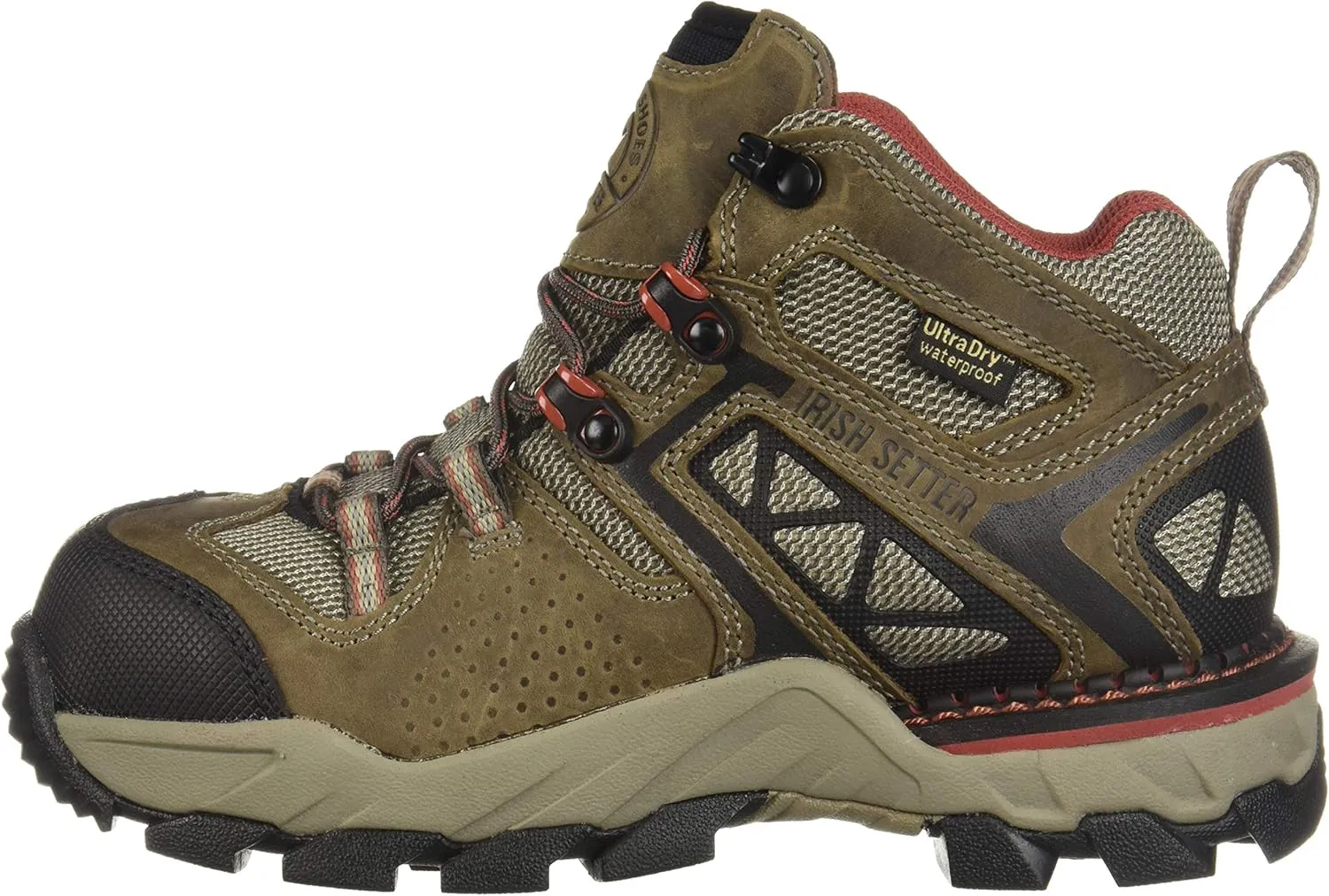 Irish Setter Women's Crosby Waterproof Nano-Toe 4" Boot Construction