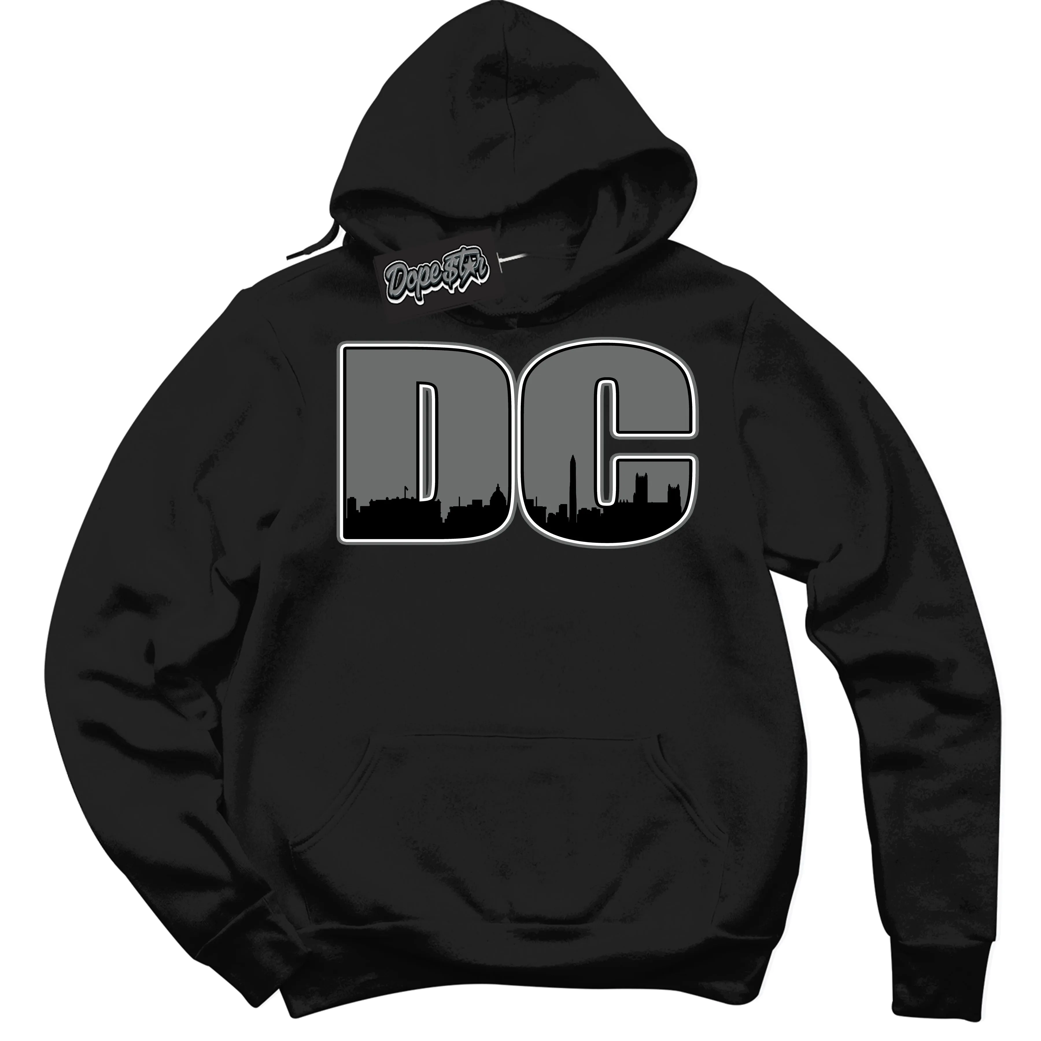 Iron Grey 1s Sneaker Hoodie DC Graphic
