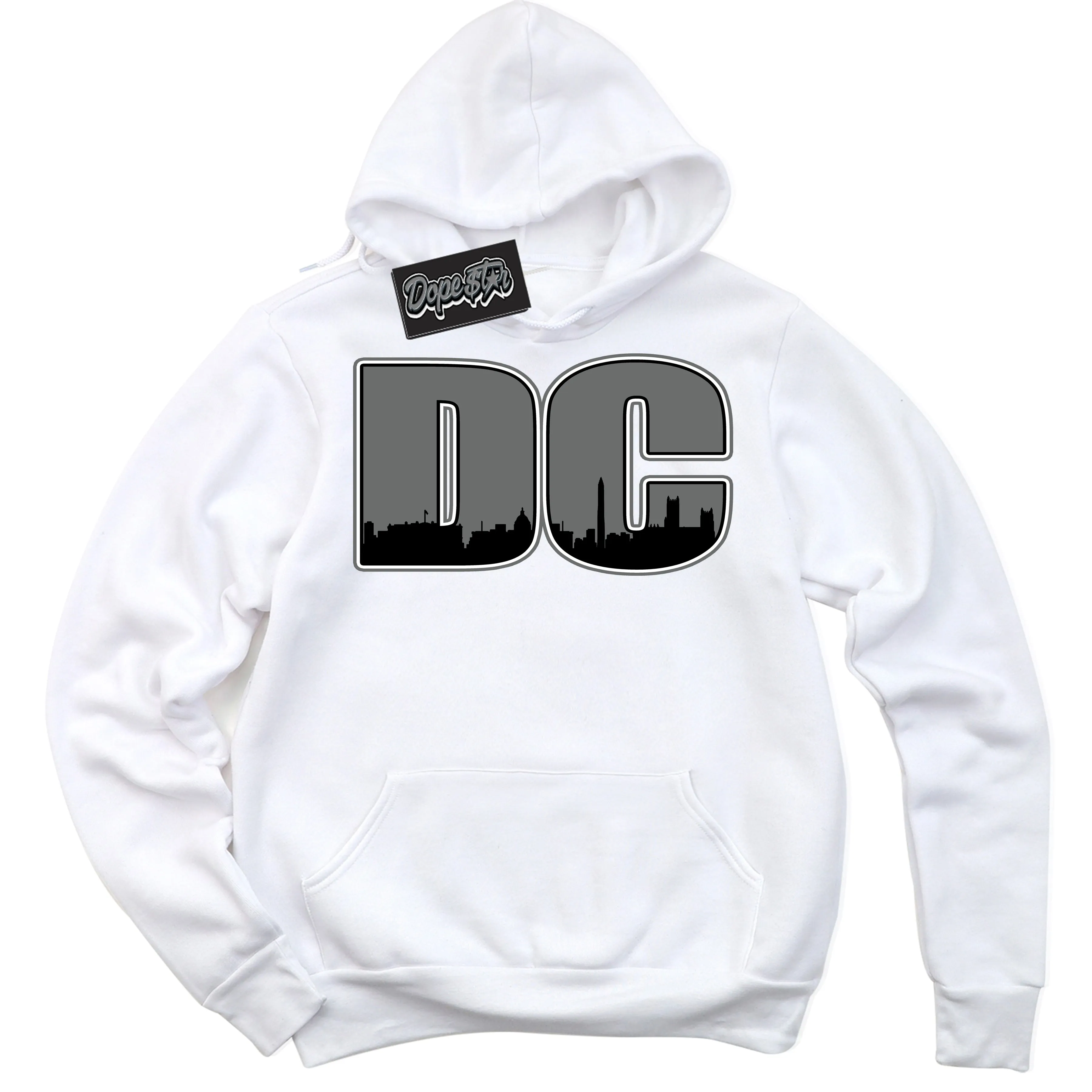 Iron Grey 1s Sneaker Hoodie DC Graphic