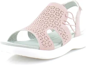 JBU Francis Women's Comfort Casual Adjustable Ankle Strap Open Toe Fashion Sandal