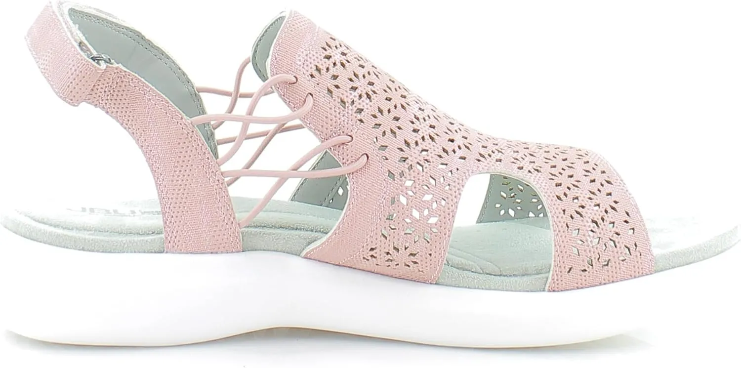 JBU Francis Women's Comfort Casual Adjustable Ankle Strap Open Toe Fashion Sandal