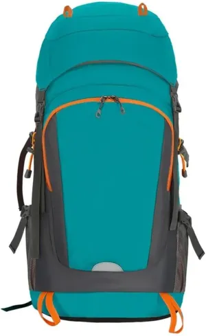 JSEIAJB 65L Outdoor Mountaineering Travel Backpack Waterproof Nylon Sport Night Reflective Camping Hiking Bag