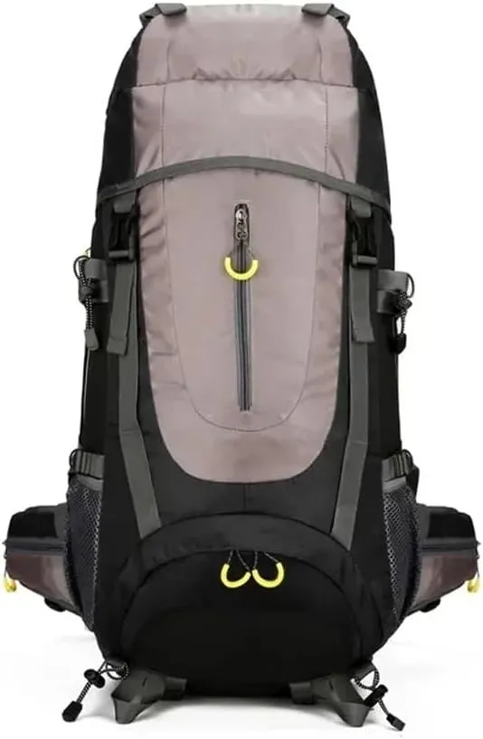 JSEIAJB 65L Outdoor Waterproof Backpack Travel Camping Climbing Sport Bag Nature Hiking Mountaineering Bag