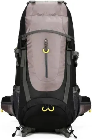 JSEIAJB 65L Outdoor Waterproof Backpack Travel Camping Climbing Sport Bag Nature Hiking Mountaineering Bag